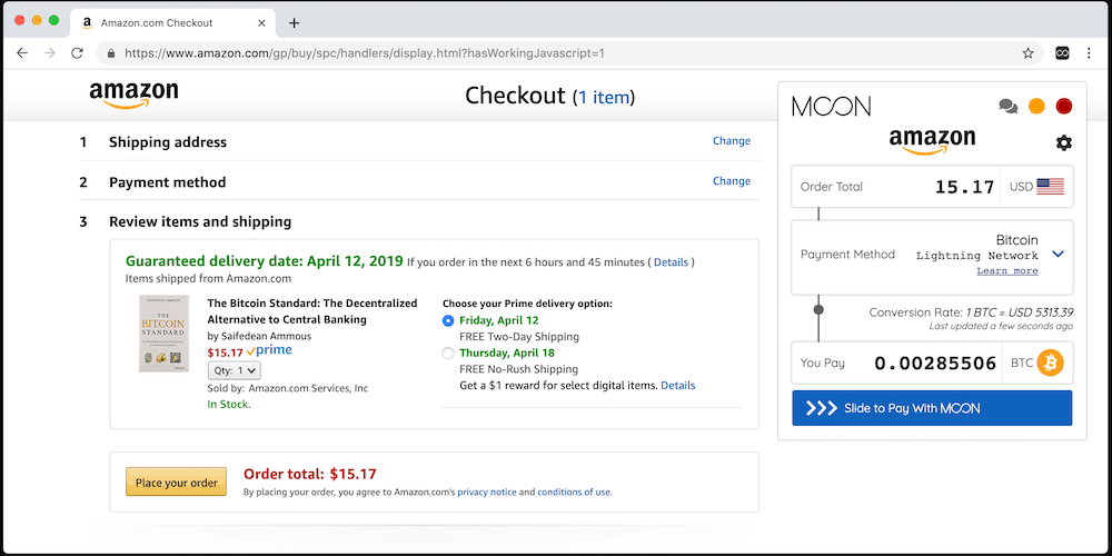 You Can Now Pay with Bitcoin on Amazon Via Lightning Network - Filthy Lucre